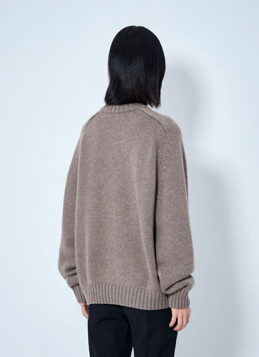 LN-CC® - Khaite: Mae Cashmere Sweater - Beige Khaite Mae Cashmere Sweater Beige kha0265014