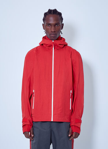 LN-CC® - Lacoste: Runway Technical Gabardine Jacket - Red Lacoste Runway Technical Gabardine Jacket Red lac0366002