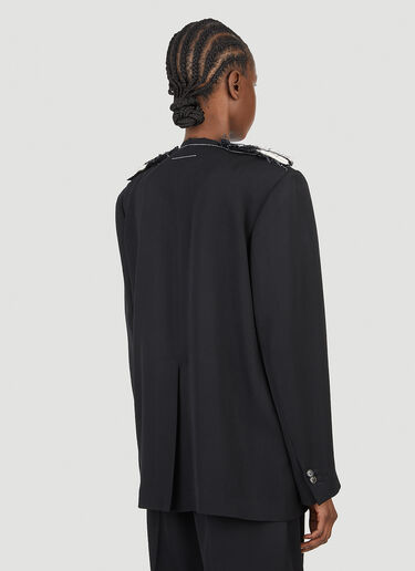 MM6 Maison Margiela Oversized Blazer Black mmm0251003