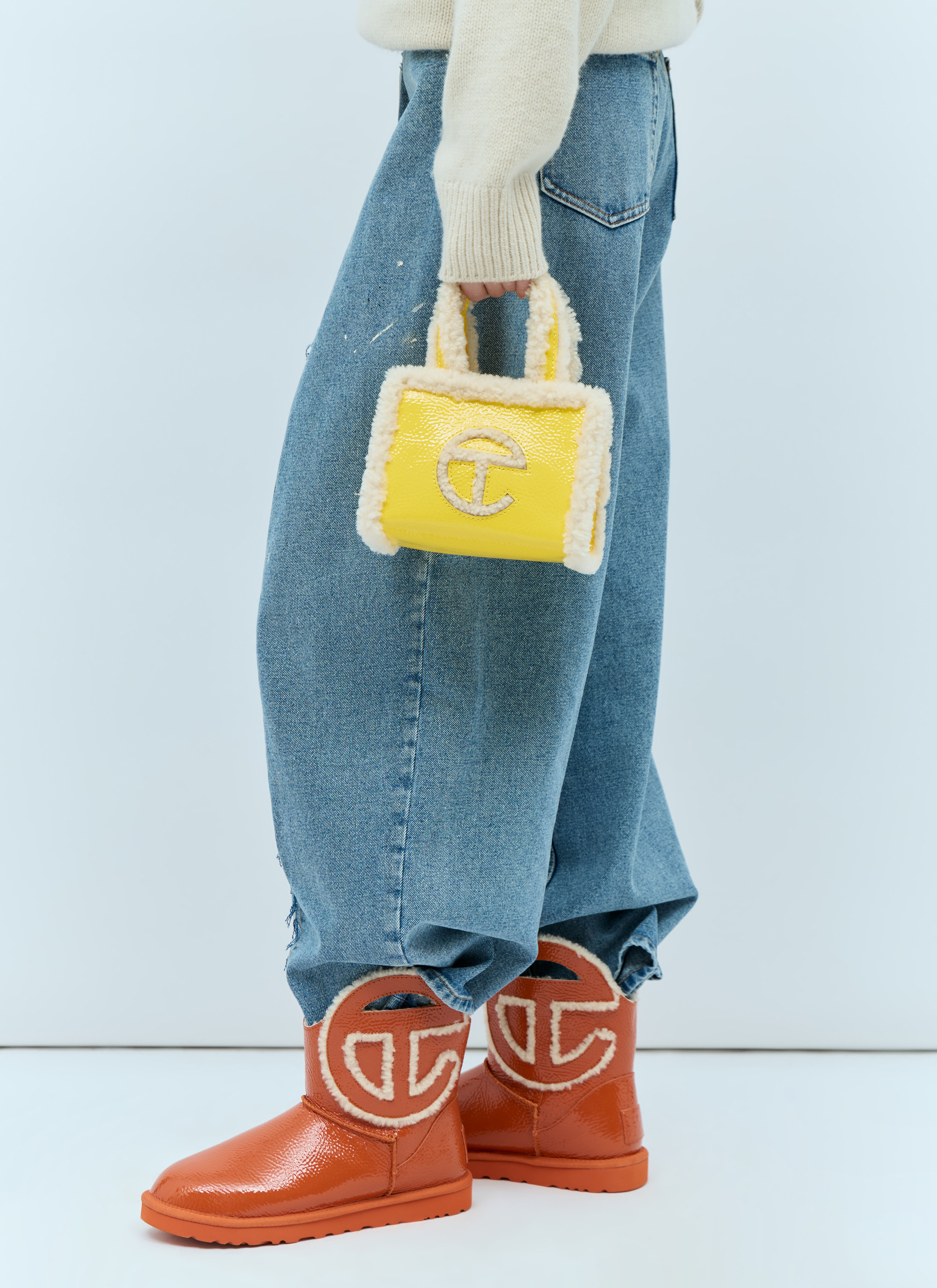 UGG x Telfar Women's' UGG x Telfar S Shopper Crinkle in Yellow