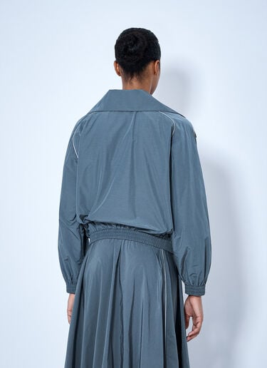 LN-CC® - Balenciaga: High Collar Tracksuit Jacket - Grey Balenciaga High Collar Tracksuit Jacket Grey bal0265006