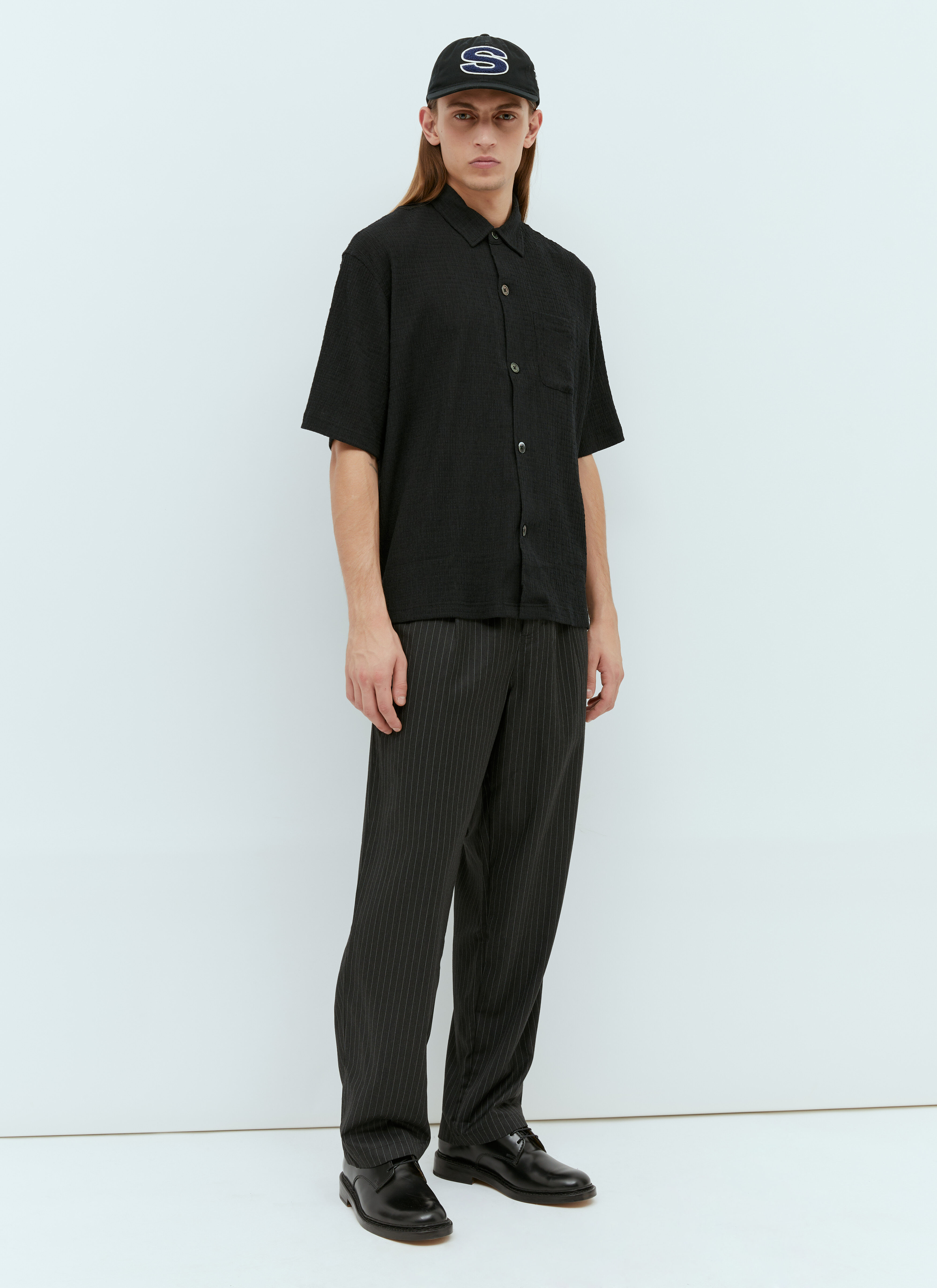 Stussy Wrinkly Gingham Short Sleeve Shirt in Pink for Men | Lyst