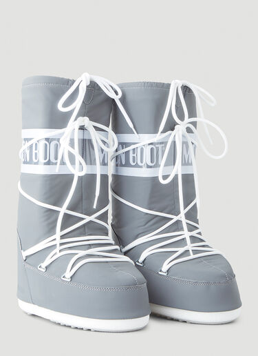 Moon Boot Icon Snow Boots Silver mnb0346005