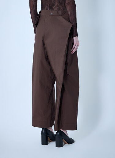 Issey Miyake Akimbo Woven Pants Brown ism0264002