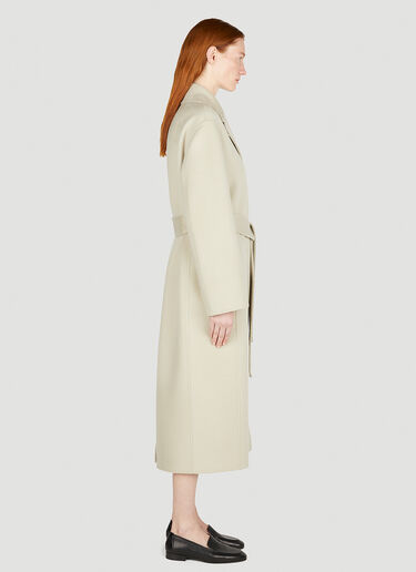 The Row Malika Coat Cream row0251014