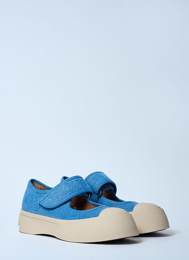 Marni Mary Jane Shoes Blue mni0259022
