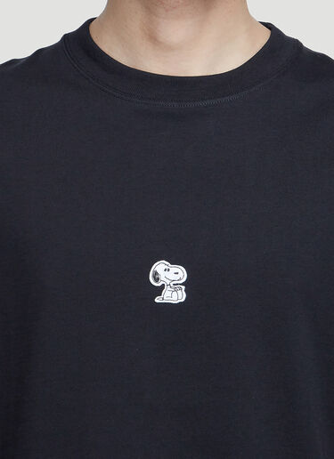 Soulland x Peanuts Snoopy Sitting T-Shirt Black sxp0147001