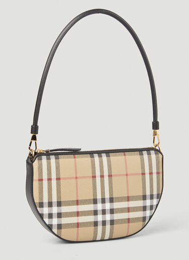 Burberry Olympia Vintage Check Small Shoulder Bag Beige bur0249106