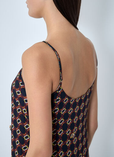 Dries Van Noten Embellished Slip Midi Dress Pink dvn0262021