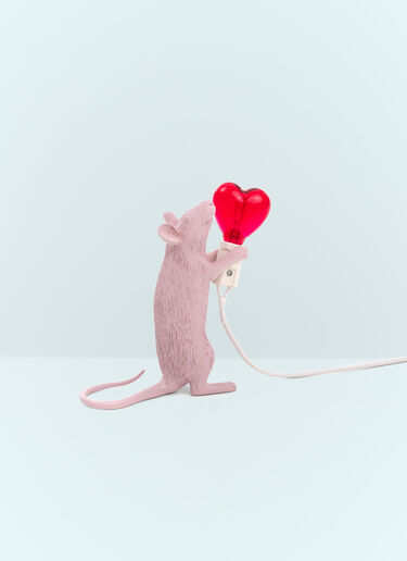 Seletti Mouse Valentine's Day Lamp Pink wps0691125