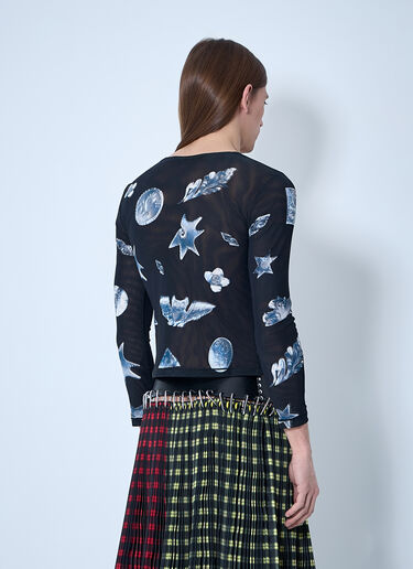 Chopova Lowena Workshop Mesh Top Black cho0360004