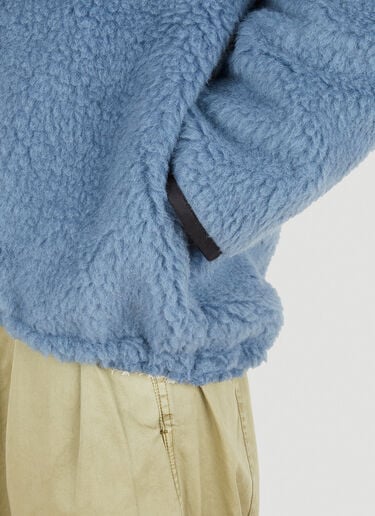 Camiel Fortgens Fleece Zip Sweatshirt Blue caf0150007