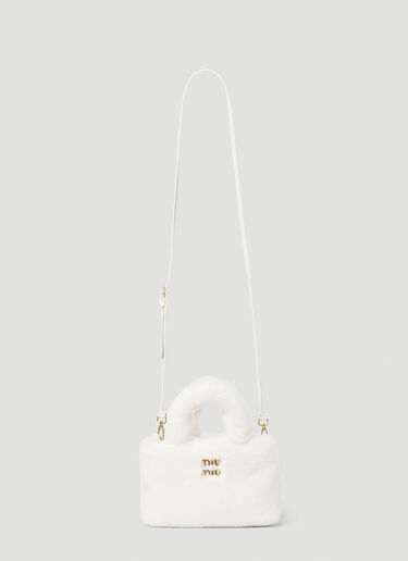 Miu Miu Fluffy Handbag White miu0252040