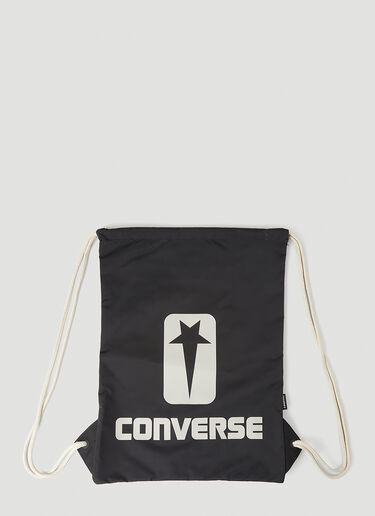 Rick Owens x Converse DRKSHDW Drawstring Backpack Black rco0347007