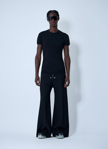 Cotton Short Sleeve T-Shirt Rick Owens Cotton Short Sleeve T-Shirt Black ric0161020