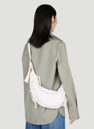 Lemaire Small Soft Game Crossbody Bag White lem0352006