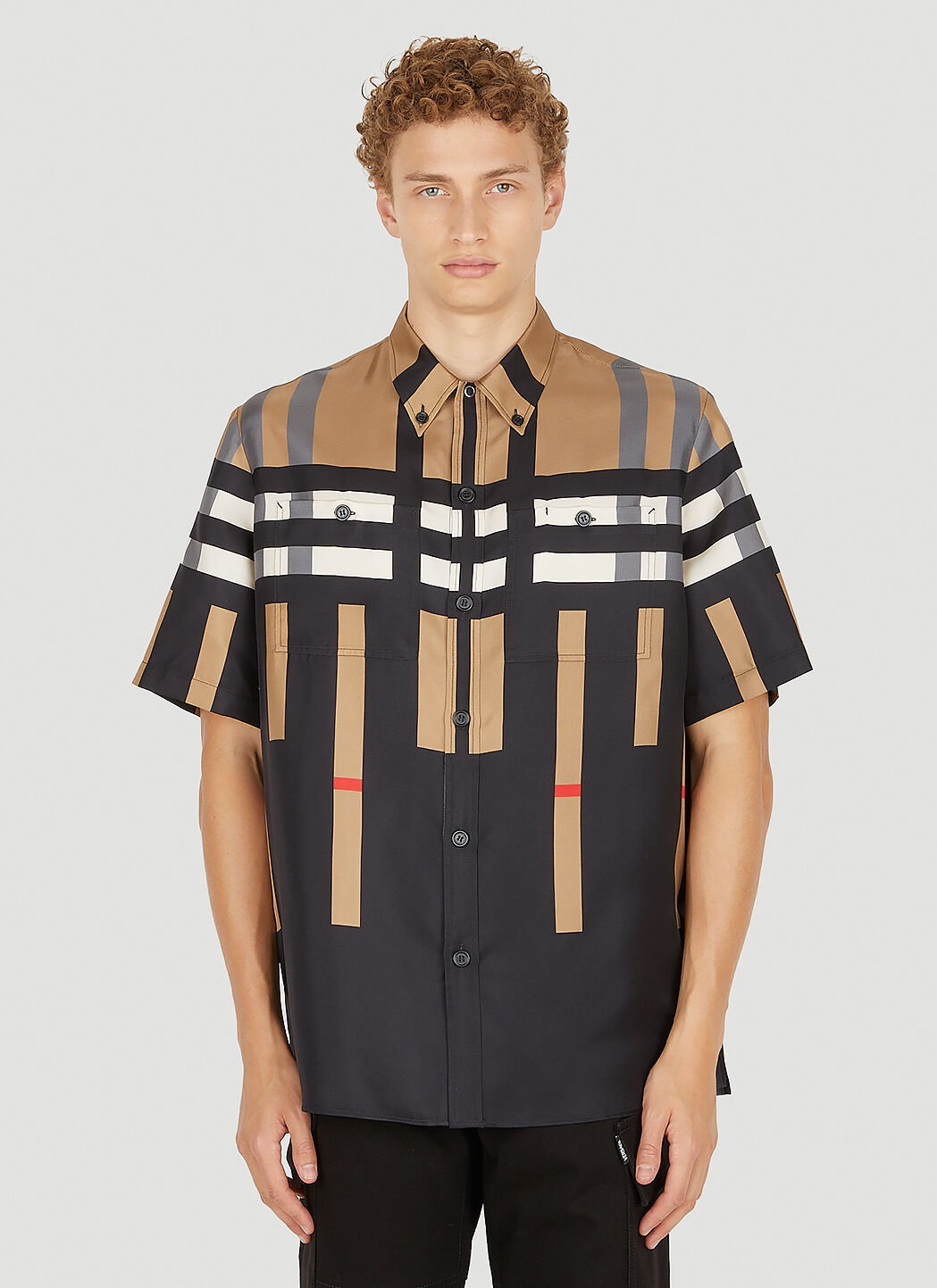 Burberry short online sleeve shirt