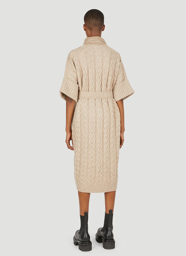 Max Mara Cesy Knitted Coat Beige max0249007