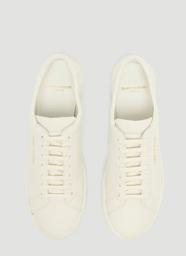 Saint Laurent Andy Low-Cut Sneakers White sla0233026
