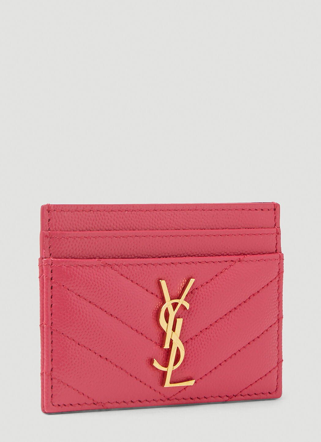 Saint laurent sale card holder red