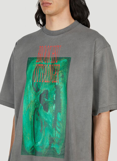 x Brook Hsu Oversized T-Shirt Ottolinger x Brook Hsu Oversized T-Shirt Dark Grey ott0152004