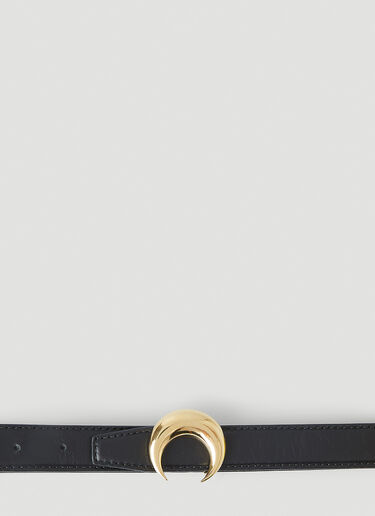 Marine Serre Moon Buckle Belt Black mrs0252037