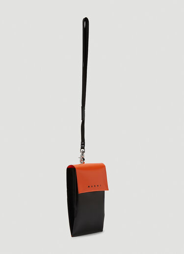 Marni Two Tone Phone Holder Orange mni0150008