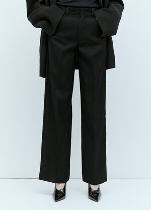 Jil Sander Wool Pants Black jil0156004