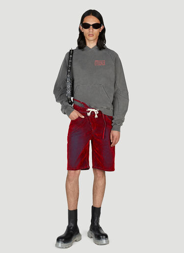 Ottolinger x Brook Hsu Multiline Hooded Sweatshirt Dark Grey ott0152005