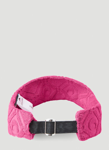 Marine Serre Moon Sponge Visor Pink mrs0352006