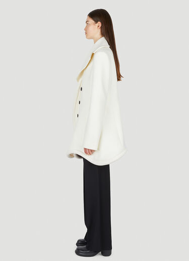 Bumper Pea Coat JW Anderson Bumper Pea Coat White jwa0249012