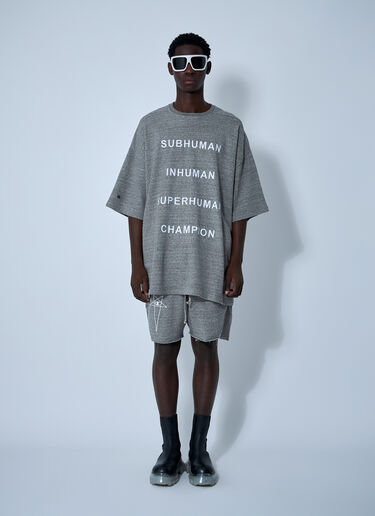 Rick Owens x Champion Tommy T-Shirt Grey roc0161004