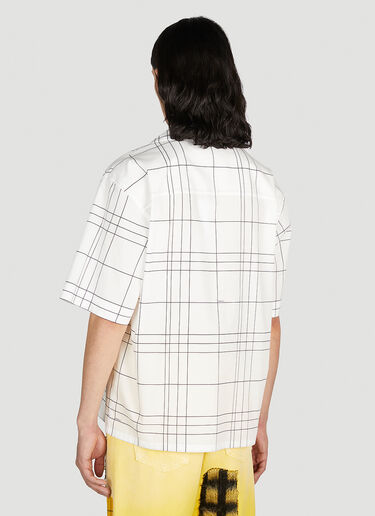 チェック半袖チェックシャツ Marni チェック半袖チェックシャツ ホワイト mni0154002