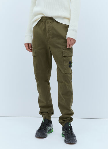 Stone Island Cargo Track Pants Green sto0154079
