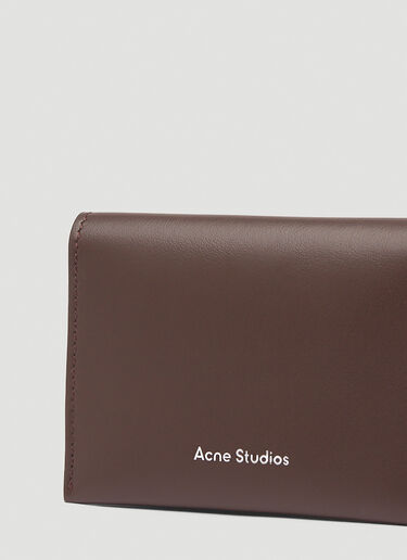 Acne Studios Bi-Fold Wallet  Brown acn0346026