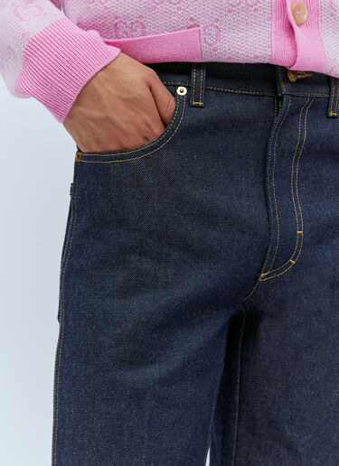 Raw Hem Jeans Gucci Raw Hem Jeans Dark Blue guc0154003