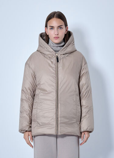 LN-CC® - Max Mara: Reversible Cashmere Puffer Jacket - Beige Max Mara Reversible Cashmere Puffer Jacket Beige max0266154