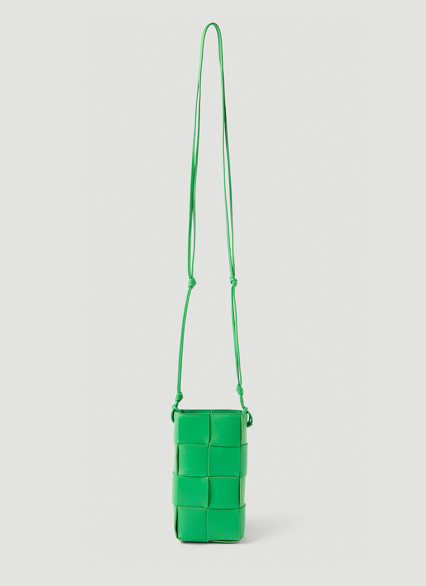 Bottega Veneta Interccio Phone Pouch In Green