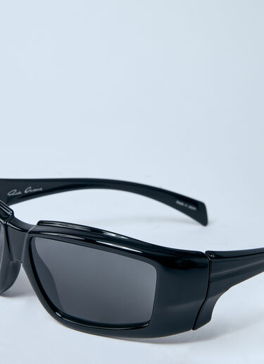 Rectangular Sunglases Rick Owens Rectangular Sunglases Black ris0353002