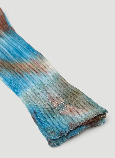 Stain Shade x Decka Socks Tie Dye Socks Blue ssd0351005