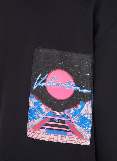 Valentino Neon Universe Hooded Sweatshirt Black val0147003