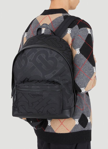 Burberry Jett TB Monogram Backpack Black bur0147125