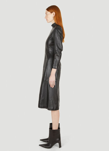 Balenciaga Fitted Fetish Dress Black bal0247012