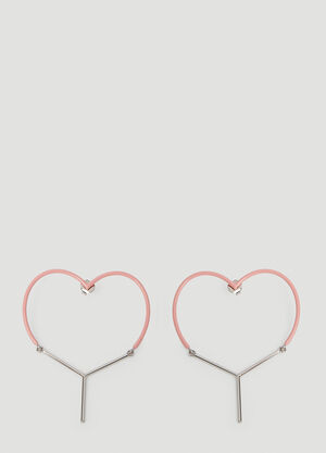 Y/Project Y Heart Earrings Pink ypr0252029