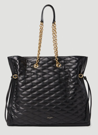 Saint Laurent Quilted Shoulder Bag Black sla0252076