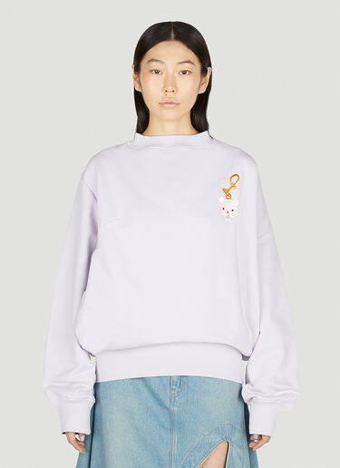 Vivienne Westwood Drunken Sweatshirt Purple vvw0252019