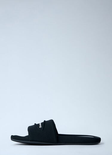Alexander Wang Mesh Slide Sandals Black awg0263048