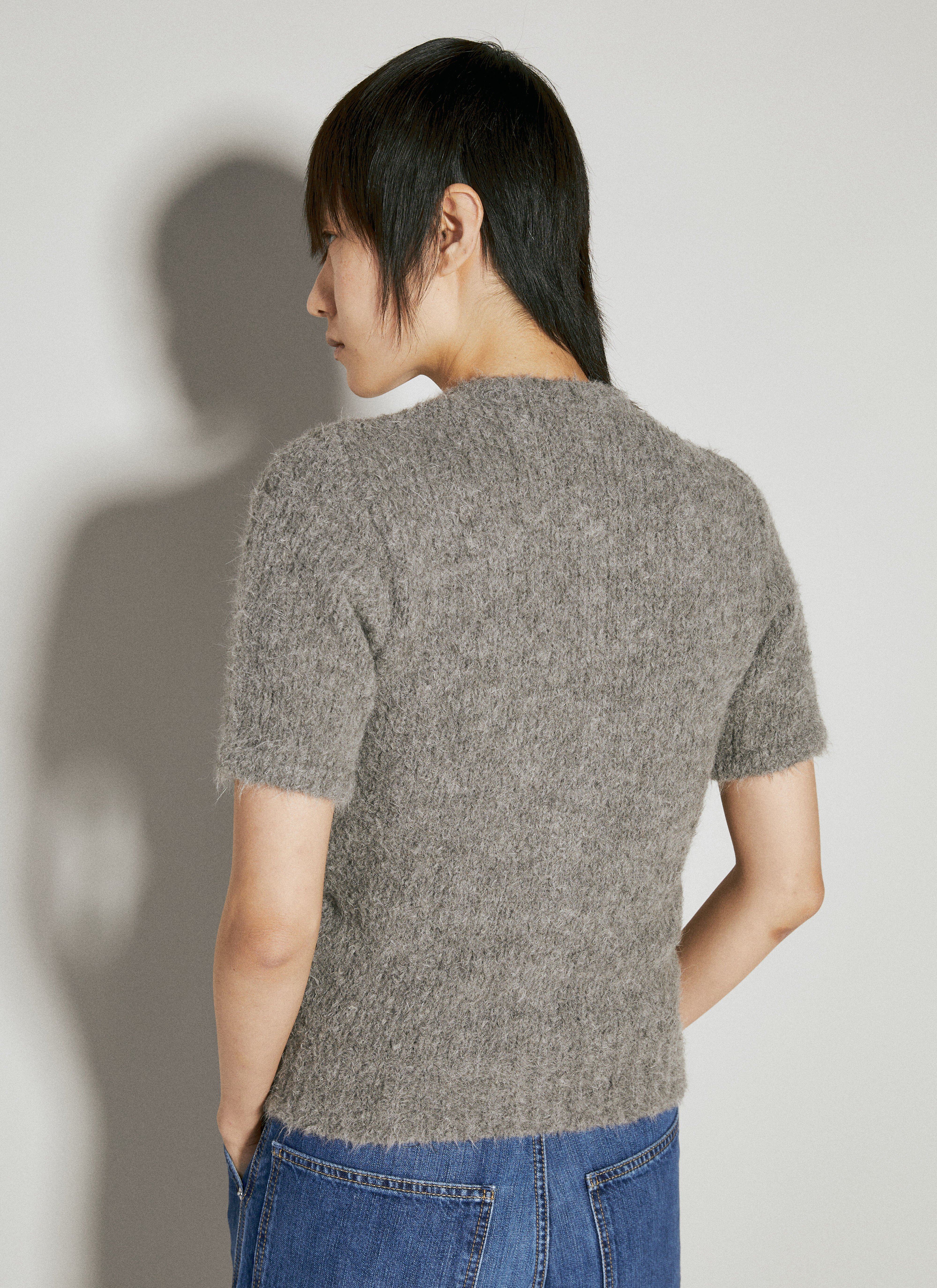 Our Legacy - Box Shirt Shortsleeve Black Crochet Weave