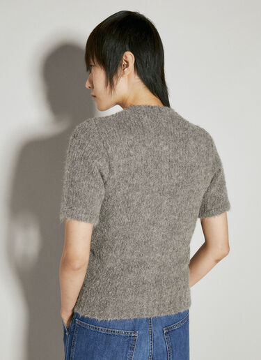 Our Legacy Shrunken Short Sleeve Top Grey our0254013