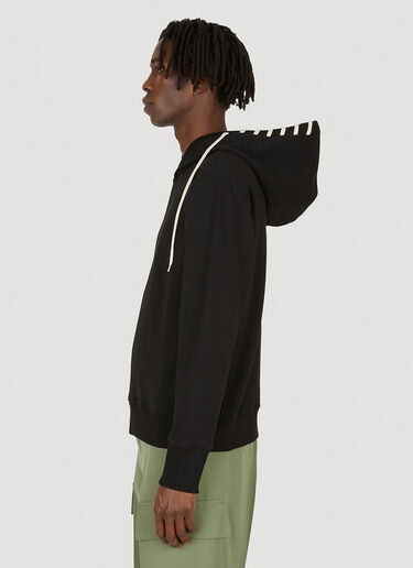 Craig Green Laced Hooded Sweatshirt Black cgr0148020
